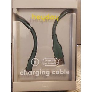 Heyday 6 ft Micro USB to USB-A Charging Cable